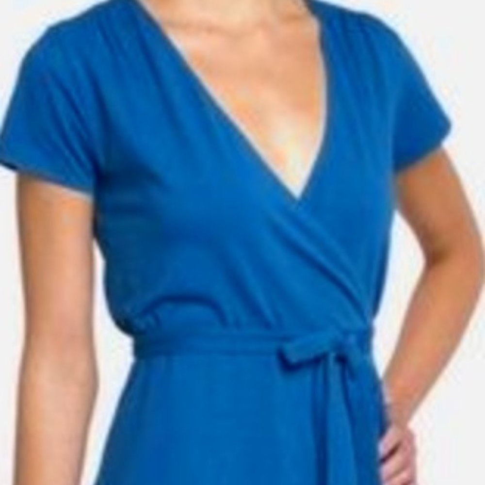 Pact Organic Cotton Wrap Dress